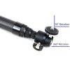 1.5m Carbon Fiber Selfie Stick Extended Monopod Pole For Insta360 X5 X4 GoPro HERO13 HERO12