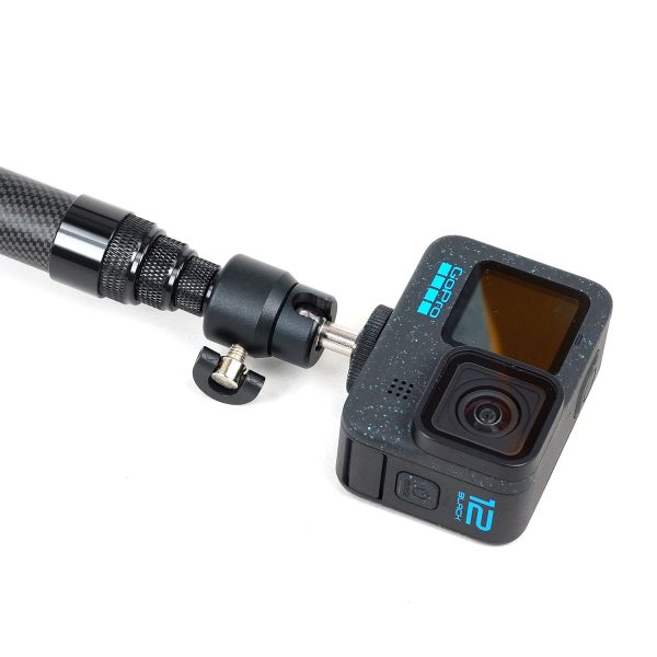 1.5m Carbon Fiber Selfie Stick Extended Monopod Pole For Insta360 X5 X4 GoPro HERO13 HERO12